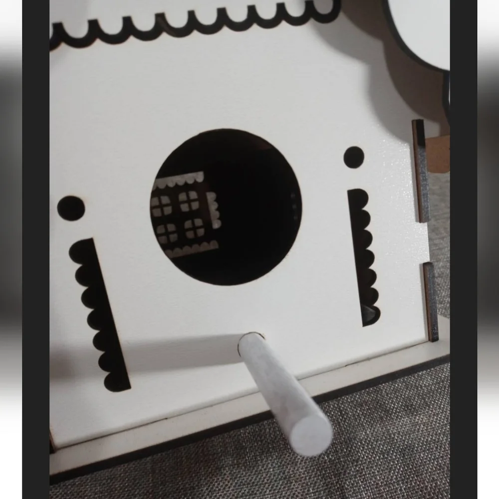 Cida's - home interior birdhouse ( WOODEN MDF)